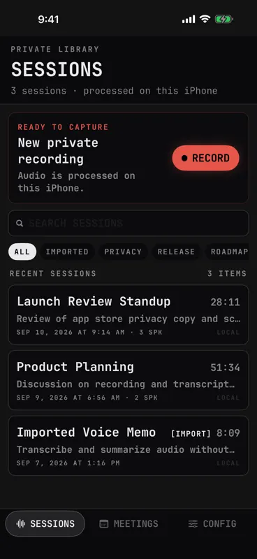 HarkNote screenshot 1 of 6