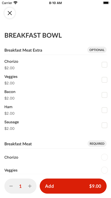 App screenshot