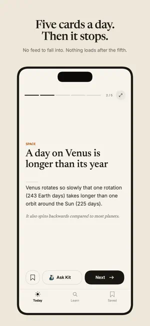 Brevi: Daily Knowledge screenshot 1
