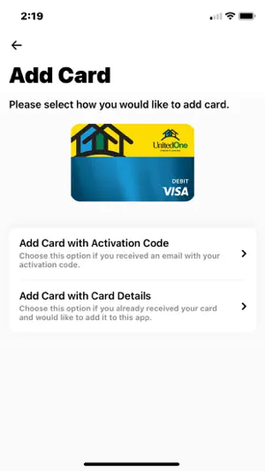 UnitedOne Debit screenshot 2