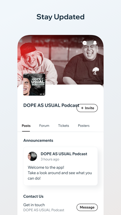 DOPE AS USUAL Podcast Screenshot