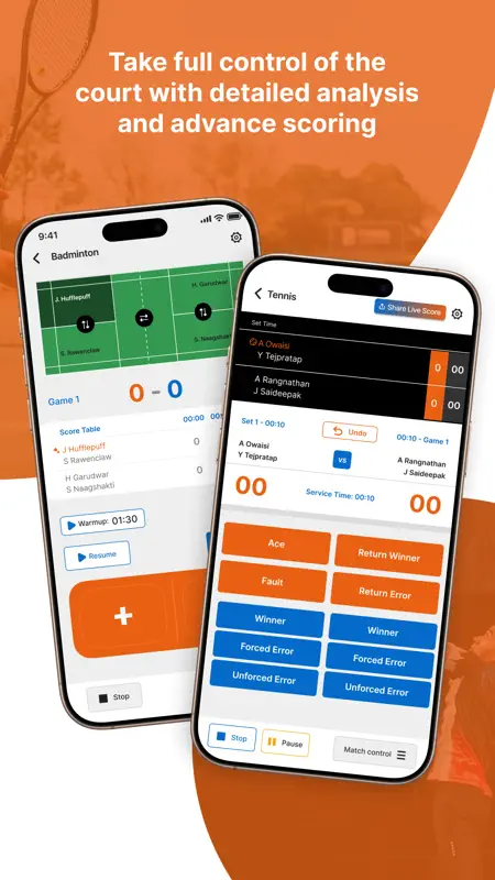 Racquet Heroes - Score & Share screenshot 7 of 10