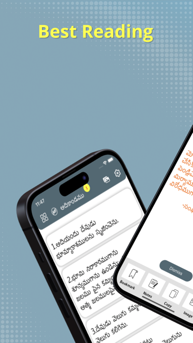 Telugu Bible. Screenshot