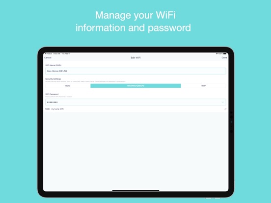 WiFi Share Helper - QR code iPad screenshot 5 - Utilities app