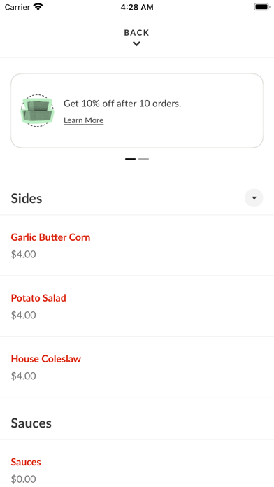 Hen House iPhone screenshot 3 - Food & Drink app