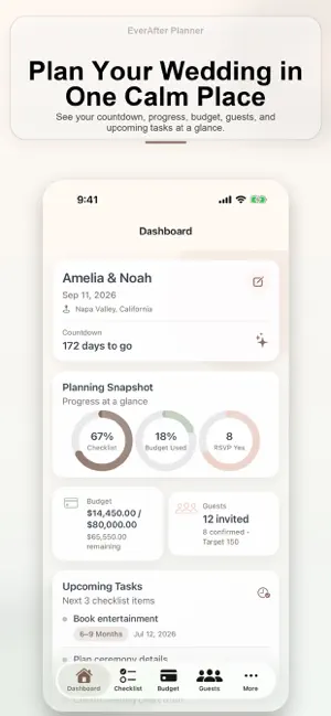 HappilyEverAfter Planner screenshot 1