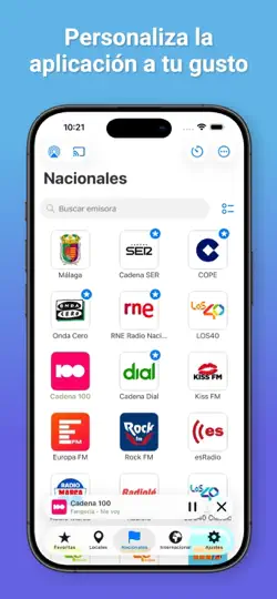 Captura de pantalla de Radio FM: Escucha En Directo en iPhone 3