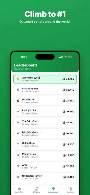 betSIM: Simulador de Apuestas screenshot 3 of 4