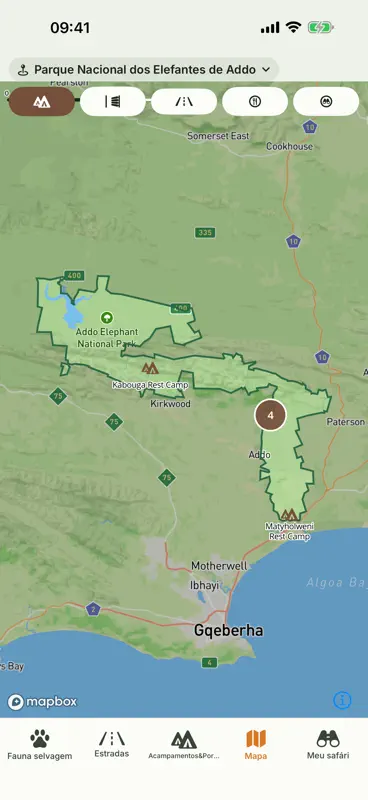 Addo Safari: Mapa e Guia screenshot 1 of 10