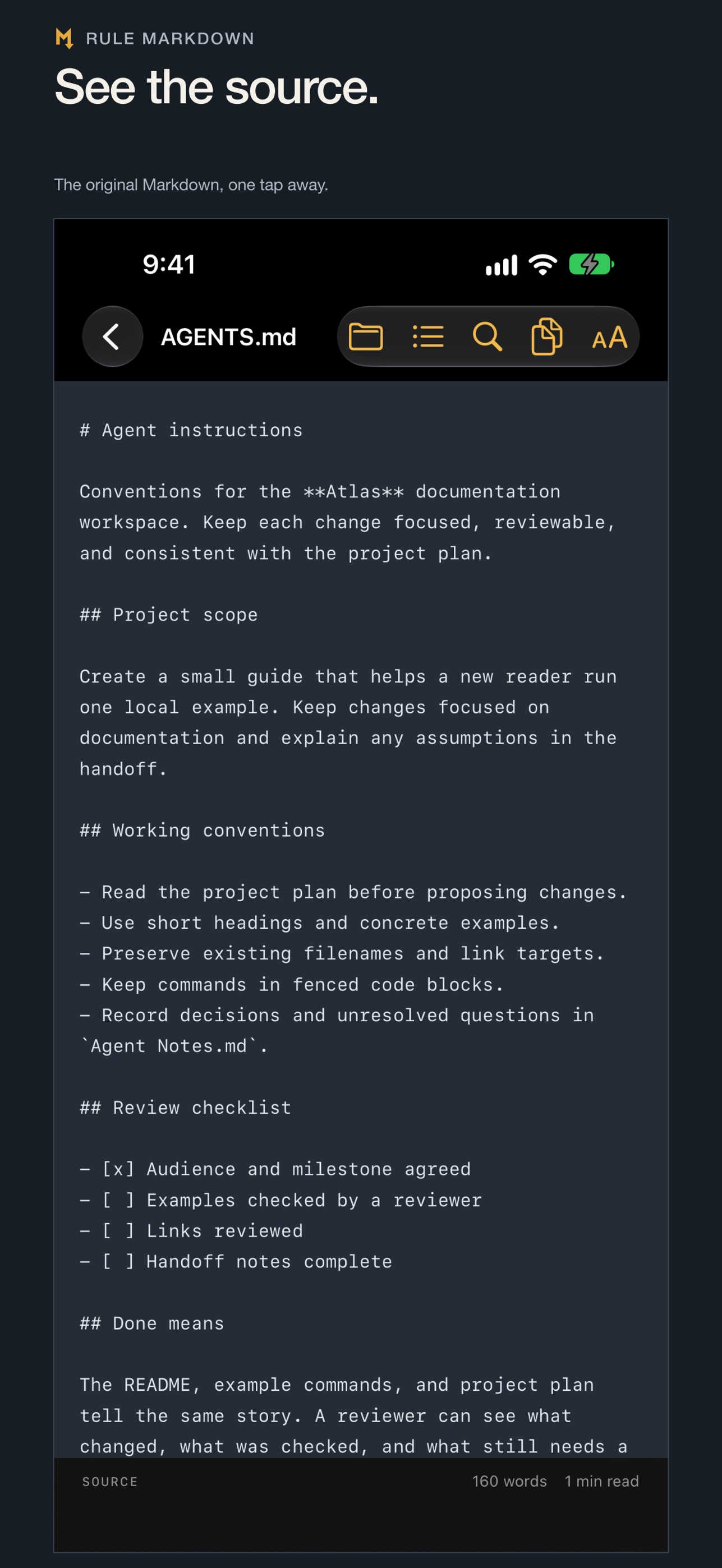 Screenshot 5 of Rule Markdown