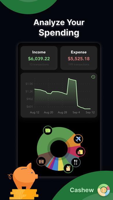 Cashew—Expense Budget Tracker Screenshot