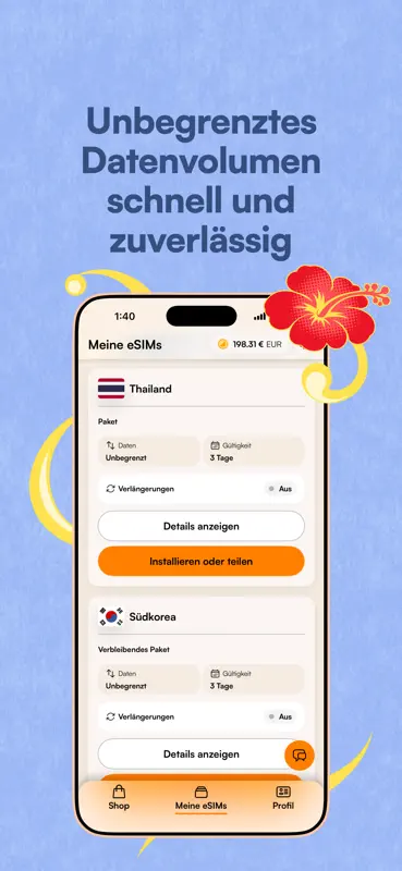 Airalo: eSIM for travel & data screenshot 4 of 8