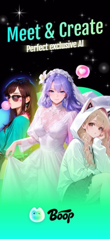 Boop: AI Chat & Character Meet iPhone screenshot