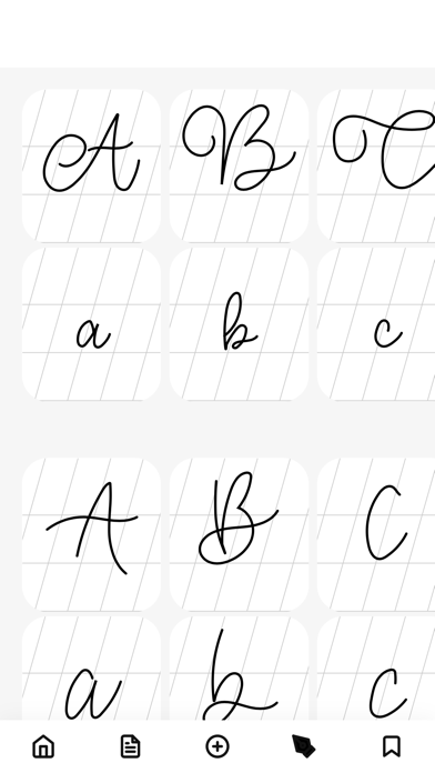 Hand Lettering AR font drawing Screenshot