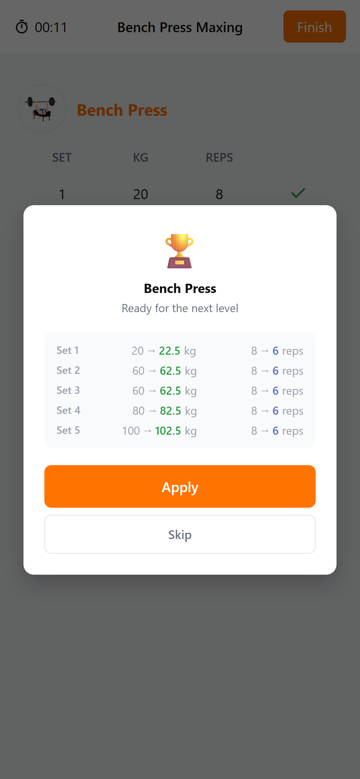 Workout Guy: Progression screenshot 4