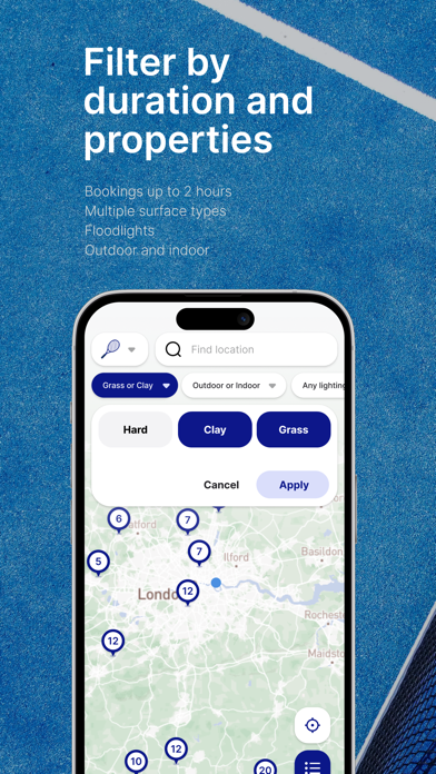 Tiebreak: Find available court Screenshot