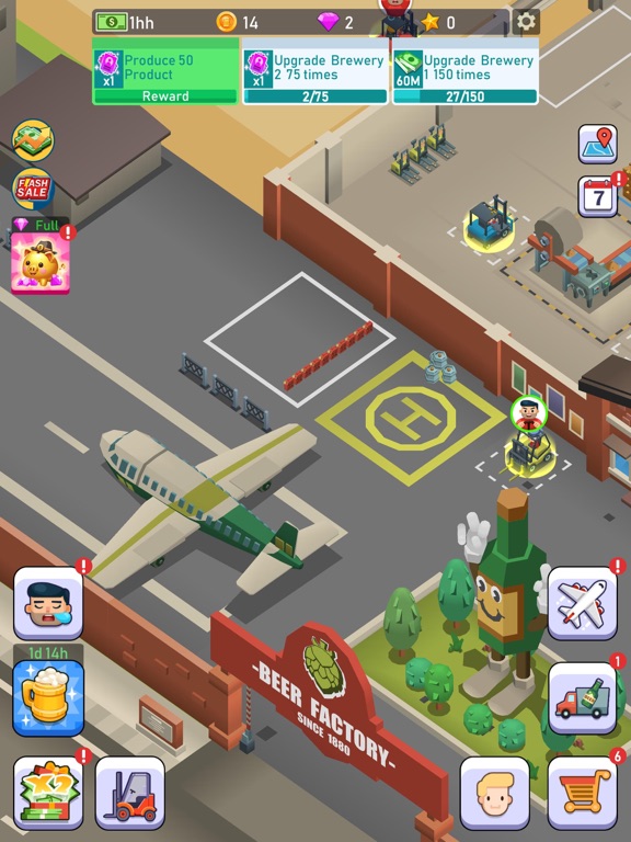 Idle Brewery Empire iPad screenshot 4 - Games app