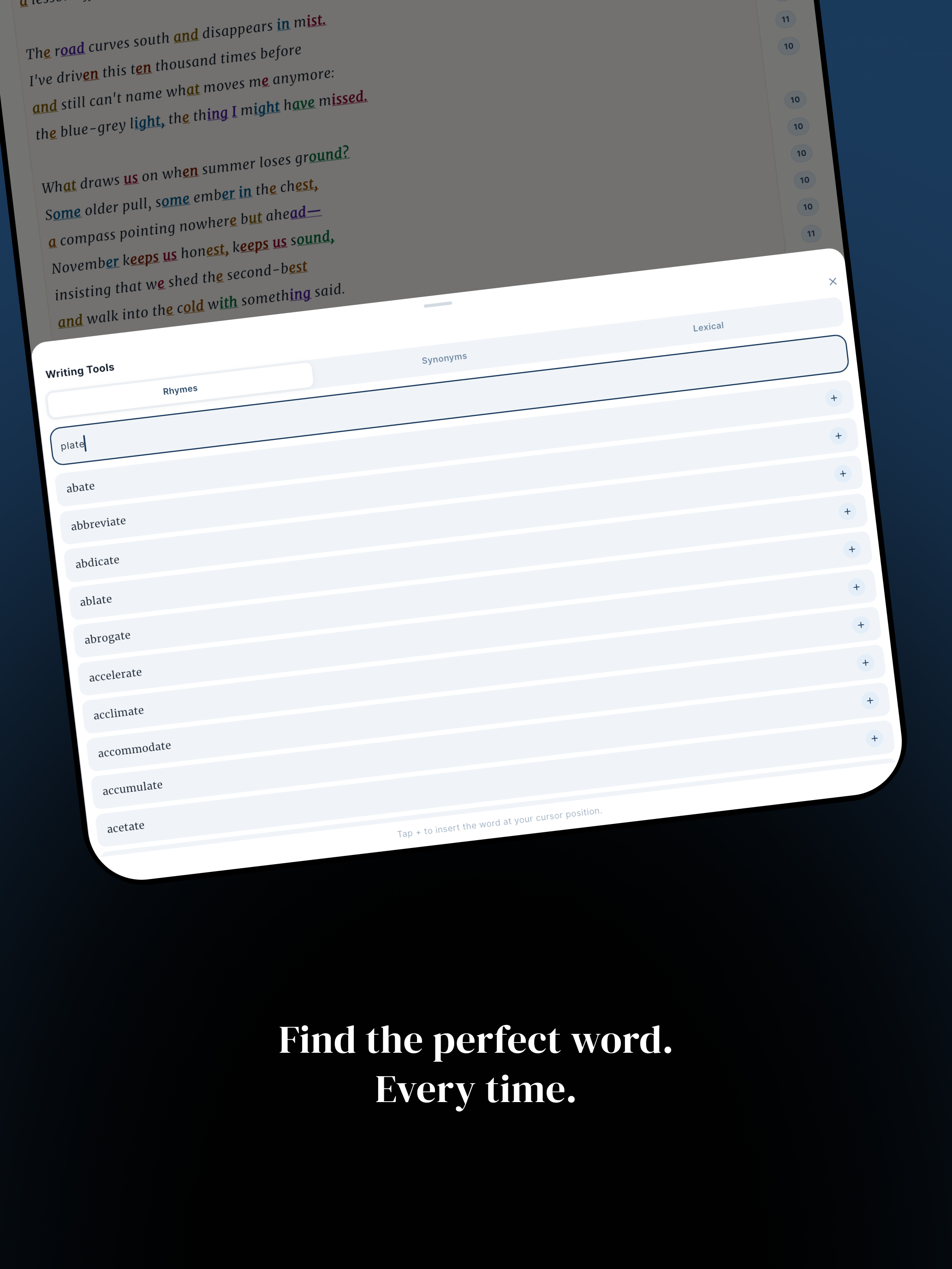 Refrain - Song & Poem Writer screenshot 7