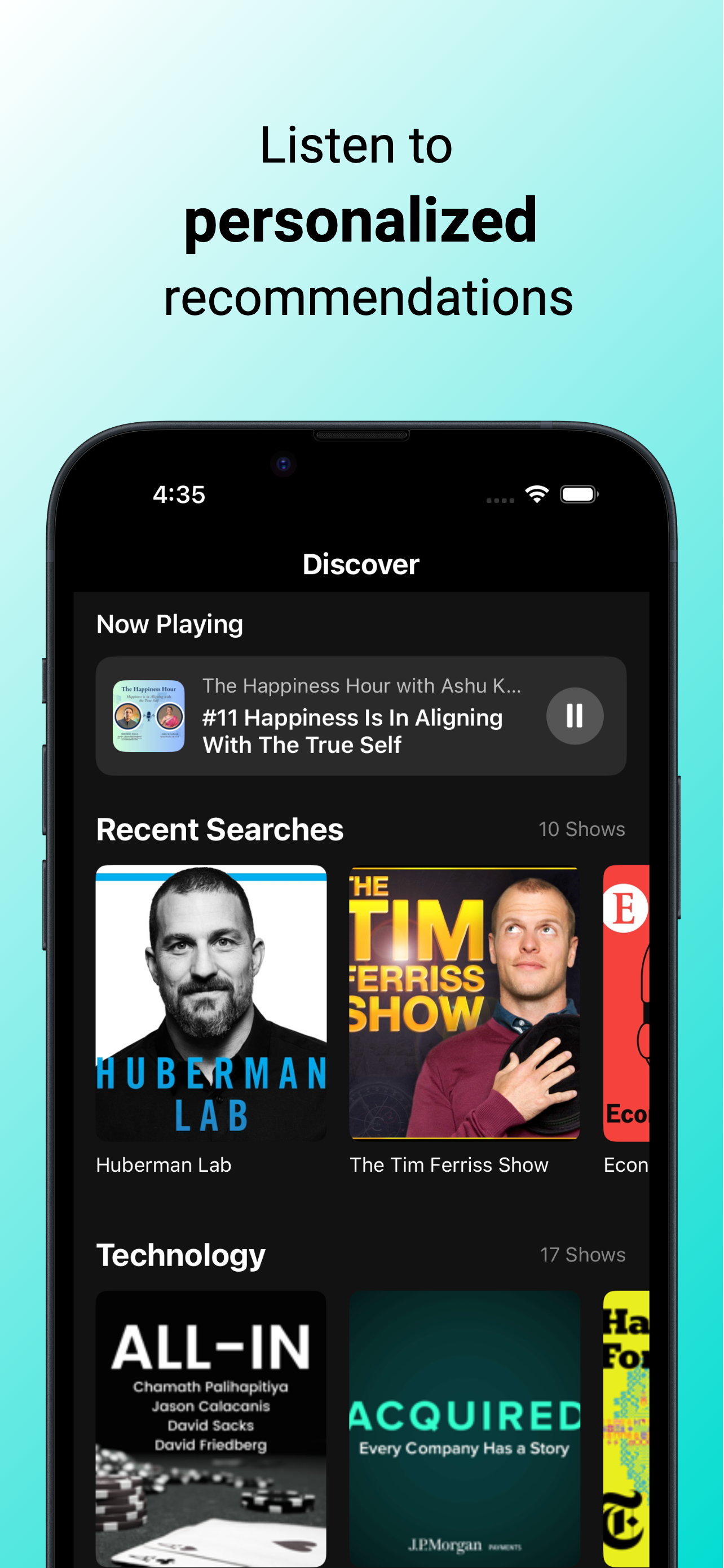 BriefMe: AI Podcast Player screenshot 4