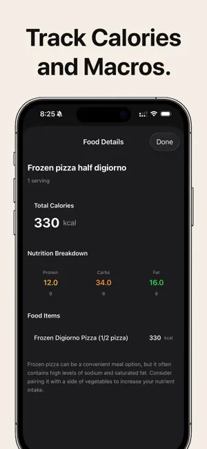 FoodNote: Calorie Tracker screenshot 3