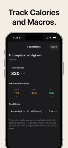 FoodNote: 卡路里计算器 screenshot