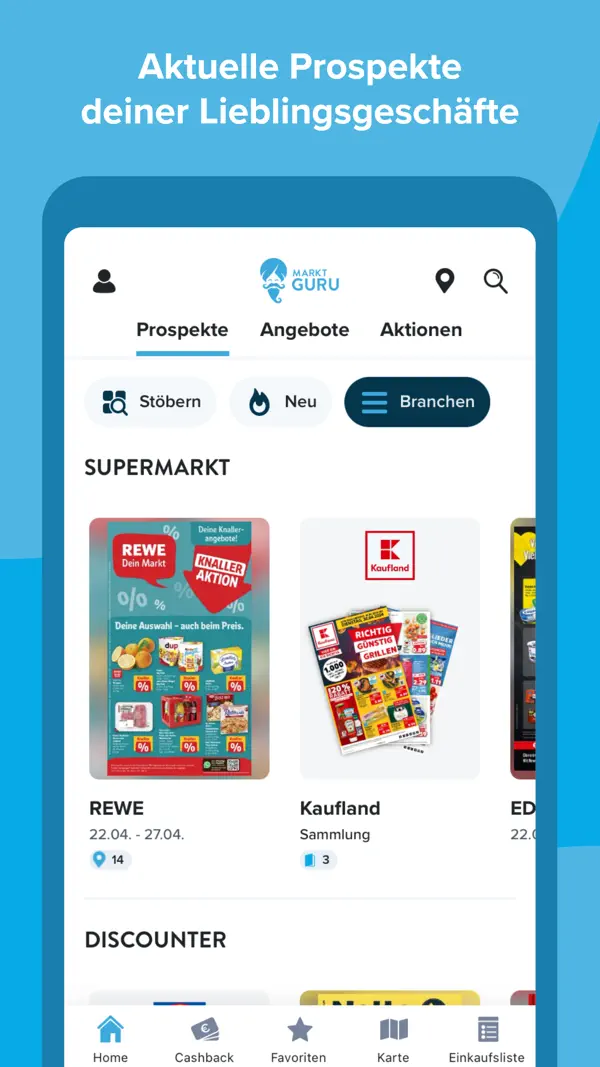 marktguru Prospekte & Angebote iPhone App Screenshot 3 – Shopping