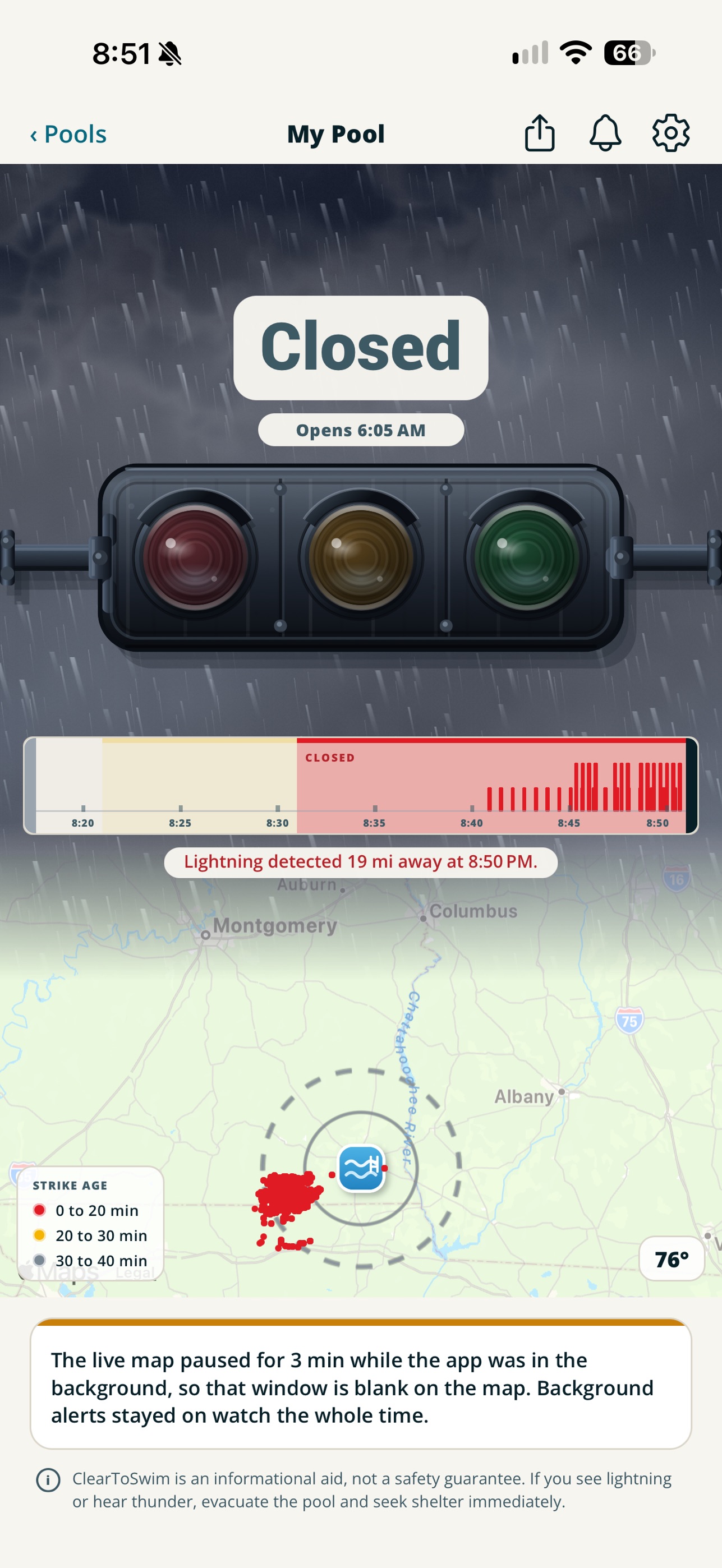 Screenshot 2 of ClearToSwim
