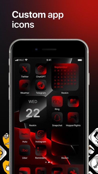 Reskin: Themes, Widgets, Icons Screenshot