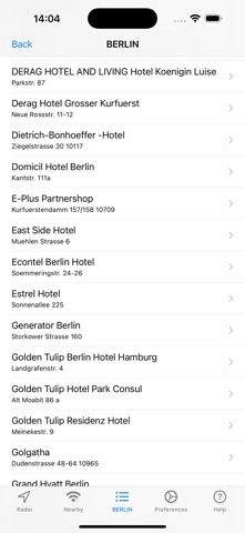 Free WiFi iPhone screenshot