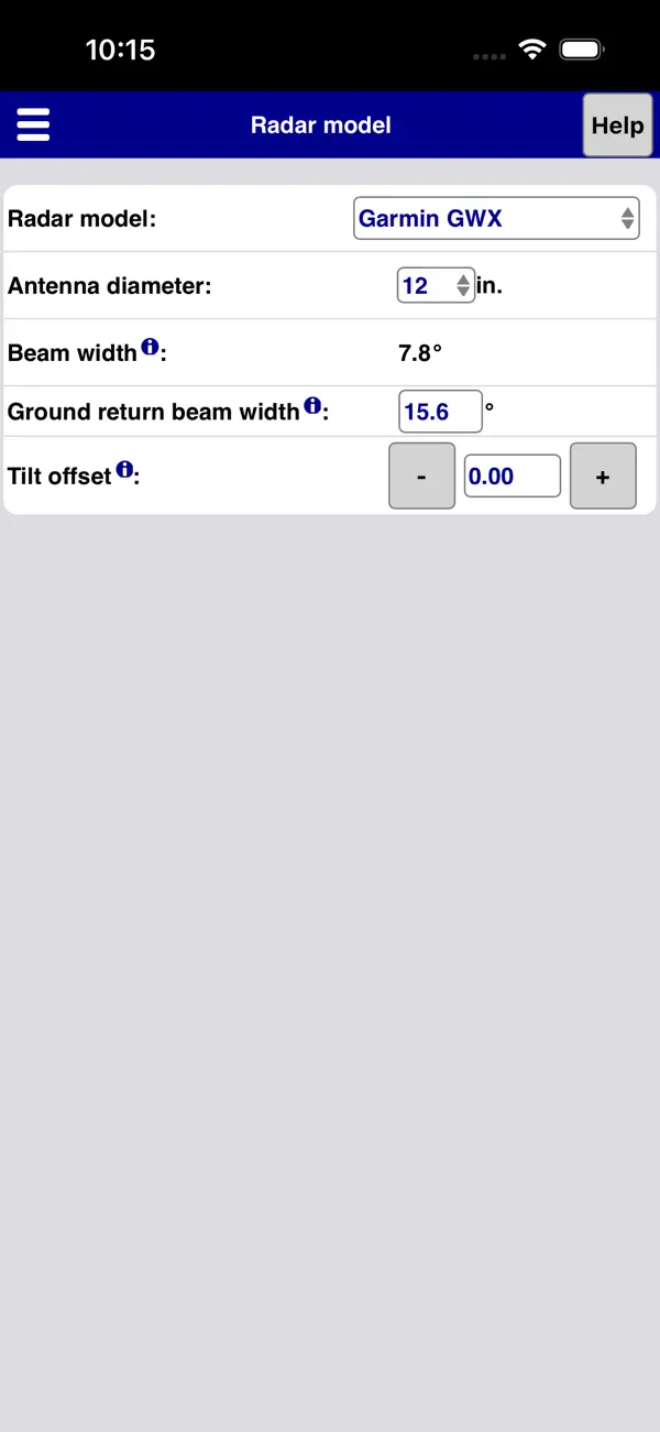 Screenshot #1 pour Radar Performance