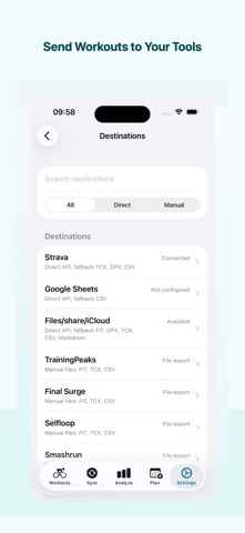 WorkoutPort: Workout Sync Screenshot 3 of 4