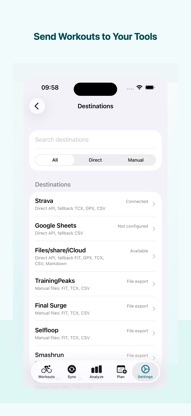WorkoutPort: Workout Sync screenshot 3