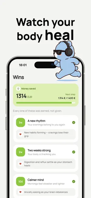 SoberBear: Quit Drinking screenshot 3