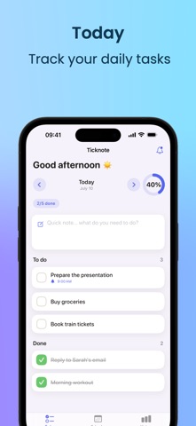 Ticknote: Tasks & To-Do Screenshot 3 of 5