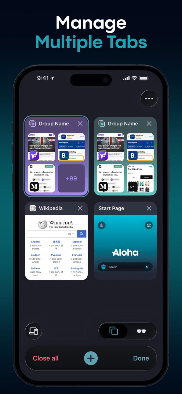 iPhone screenshot