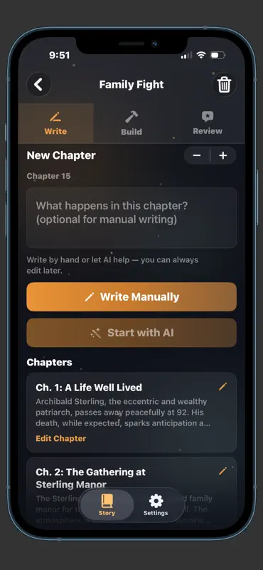 Novel Crafter screenshot 2 of 6
