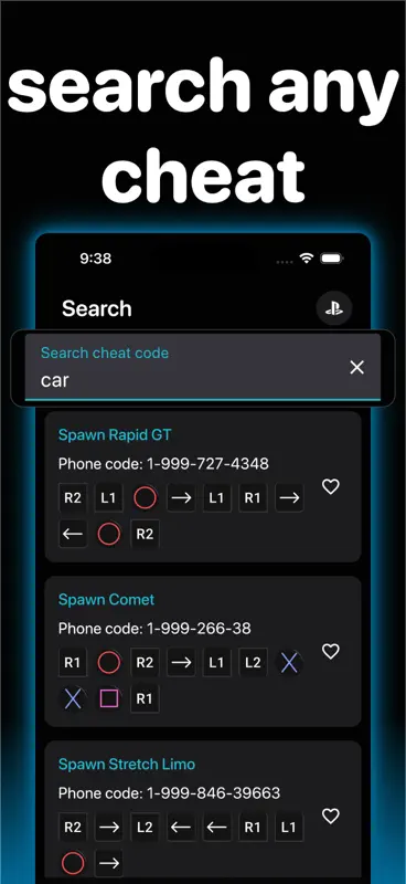 Cheat Codes for GTA Cheats Pro screenshot 5 of 7