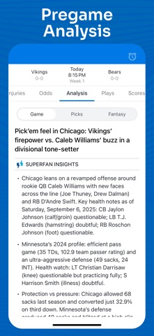 Superfan Sports: NFL Football iPhone screenshot