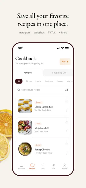 Julienne: A Smarter Cookbook screenshot 1