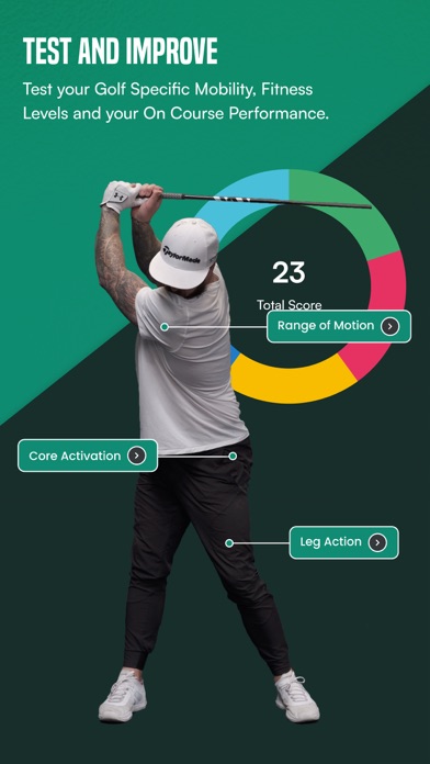 DRVN - Golf & Fitness Screenshot