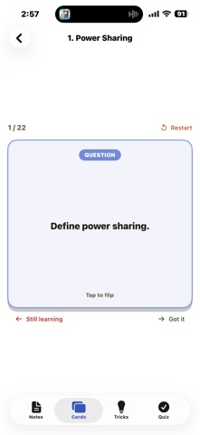 CBSE Social Science iPhone screenshot