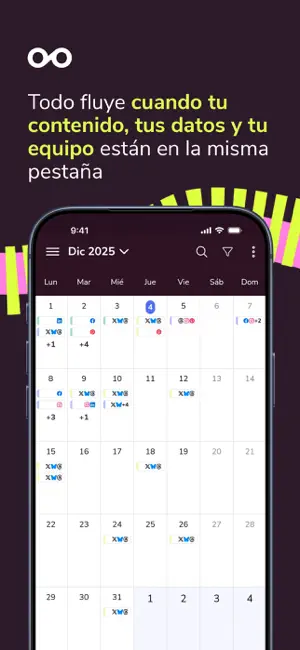 Metricool iPhone screenshot 1