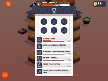Sushi Roll Adventure iPad screenshot