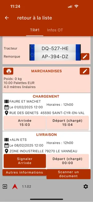 Vialtic eCMR screenshot 2