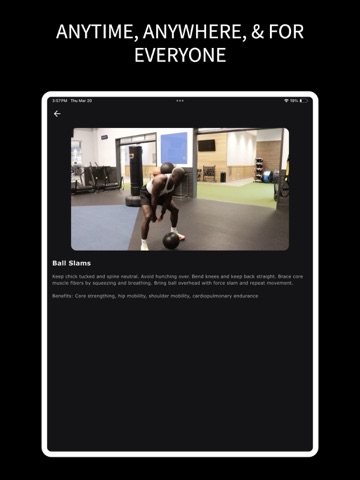 MYOATHLETIX iPad screenshot
