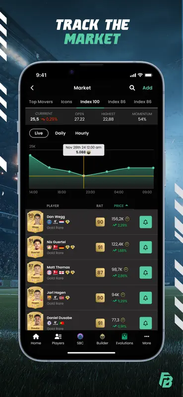 FUTBIN FC 27 Evolutions & More screenshot 7 of 9