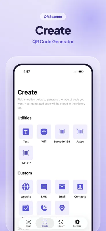 QR Code Pro: scan, generate screenshot 6 of 10
