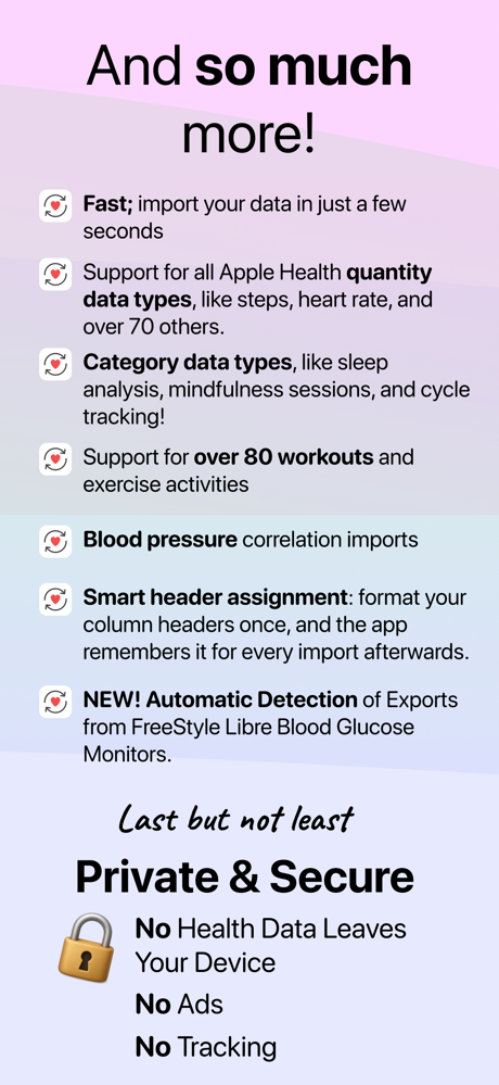 Health CSV Importer screenshot 6