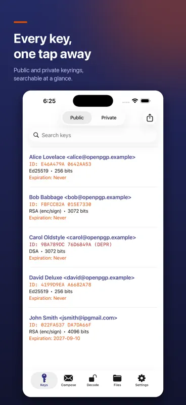 iPGMail screenshot 1 of 5
