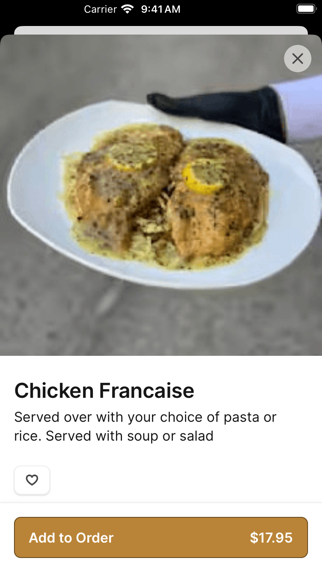 Squire's Diner iPhone screenshot 4 - Food & Drink app